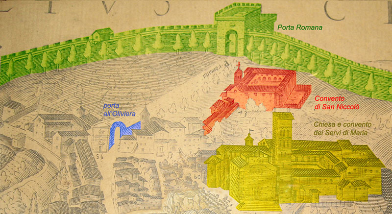 Veduta del Vanni sec XVI